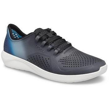 Crocs LiteRide Color Dip Pacer Cierne - Panske Tenisky